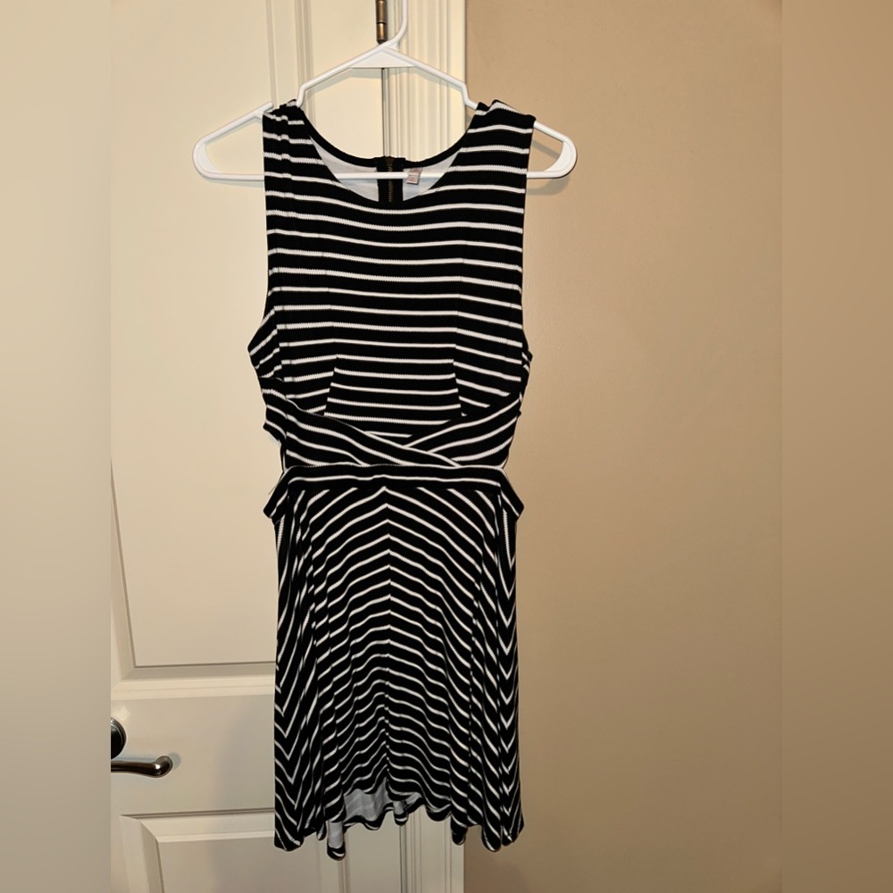 Striped Skater Dress